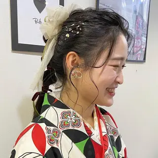 ヘアアレンジ 似合わせ提案サラ艶♡ 彩華のヘアスタイル