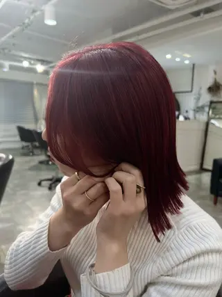 ショート カラー ボブ美容師 /馬場 翼のヘアスタイル