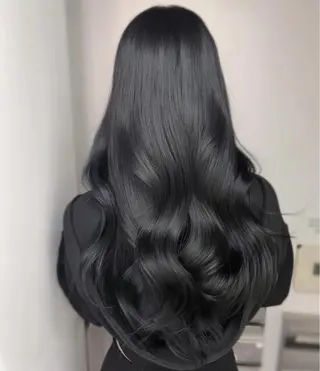 ロング カラー 縮毛矯正×韓国ヘア ×髪質改善×レイヤーのヘアスタイル