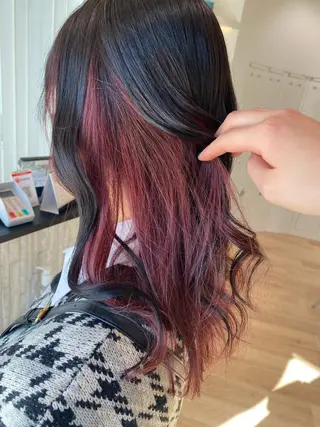 ロング カラー 個性派/ブリーチ ＊ほのかのヘアスタイル