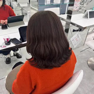 セミロング カラー レイヤーカット×艶髪 /Ayanaのヘアスタイル