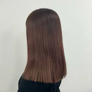 ミディアム カラー 🎀🧁ダメージレス 艶髪カラー🧁🎀のヘアスタイル