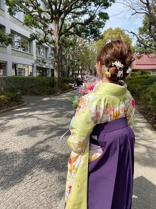 ヘアアレンジ 卒業式受付中🌻 肥田亜沙美のその他イメージ