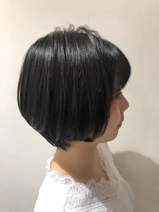 ショート ボブ韓国風レイヤー 髪質改善/畠中ケントのヘアスタイル