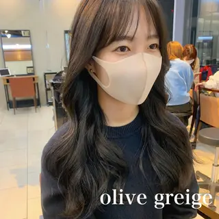 セミロング カラー 🌱小顔ヘア/ボブ ミディアム/双葉🌱のヘアスタイル