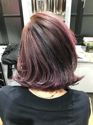 ミディアム 家田 竜のヘアスタイル