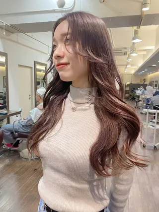 ロング カラー designcolo r/似合わせNOKAのヘアスタイル