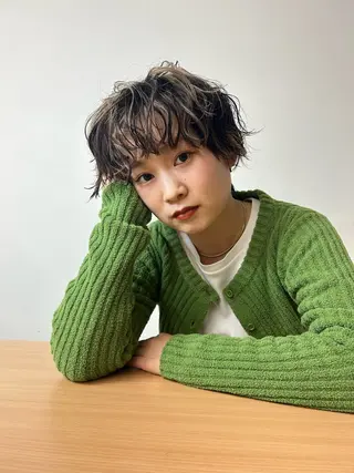 ショート パーマ 外国人風ヘア/ 髪質改善/ayacaのヘアスタイル
