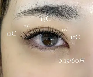 マツエク・マツパ NAIL SALONアトリエBONO【全席個室サロン】所属・小濱 瑞穂のマツエク・マツパデザイン