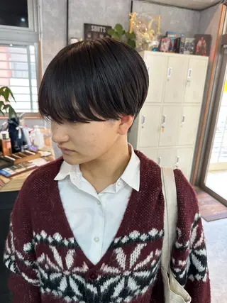 ショート C’LD hair produce /シールドヘア所属・モテ髪/ボブ/ショー ト/アダチフウトのヘアスタイル