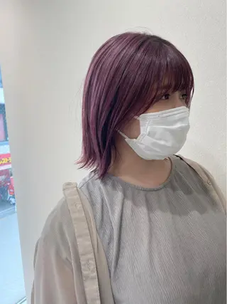ミディアム カラー 🌿縮毛矯正/ 髪質改善🌿コバヤシのヘアスタイル