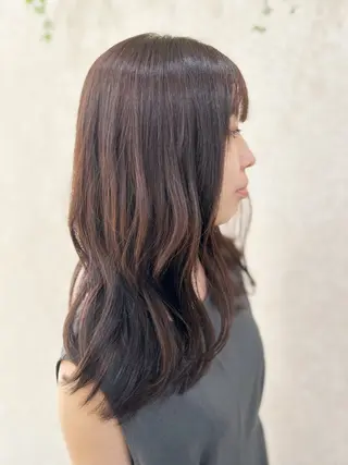 セミロング カラー HAIR&LIFE Omote町田店所属・ヘアーアンドライフ オモテのヘアスタイル