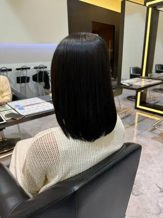 ミディアム 明井 准弥のヘアスタイル