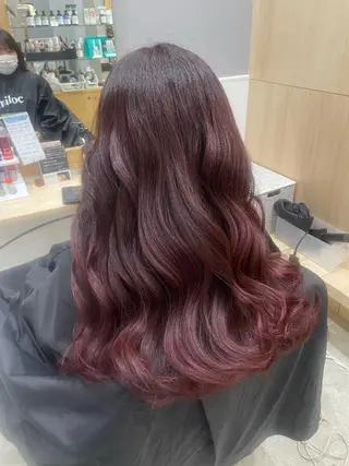 ロング カラー miloc那覇 MIKUのヘアスタイル