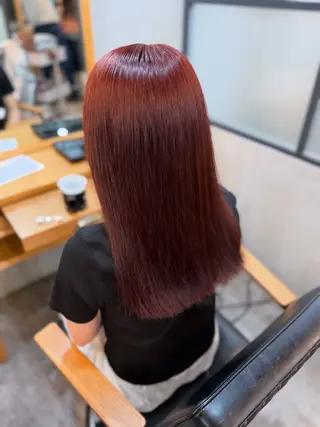 カラー SOURCE河原町 LICOのヘアスタイル
