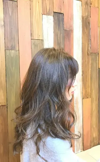 セミロング ロング キノシタ ナオユキのヘアスタイル
