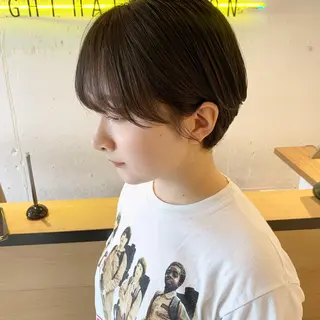 ショート カラー 🎈馬場佑馬/ スパイラルパーマ🎈のヘアスタイル