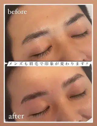 メンズ アイブロウ 北山／ボブ／レイヤー /maru☺︎のヘアスタイル