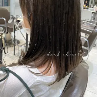 セミロング カラー 韓国ヘア🇰🇷 トヨキトキコのヘアスタイル