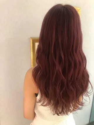 ロング カラー 栗原 瑠世のヘアスタイル