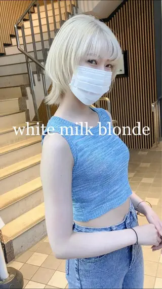 ショート カラー Selenehair 三条本店のヘアスタイル