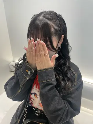 ロング ヘアアレンジ ヘアセット🎀耳つぼ 👂💎MONAMIのヘアスタイル