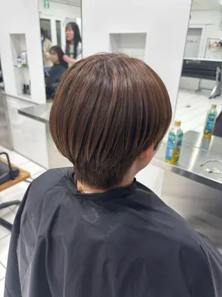 ショート カラー little錦糸町所属・透明感カラー🫧/ Tomy🌙のヘアスタイル