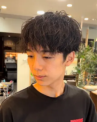 パーマ メンズ 年間2000名担当◎ パーマ職人/仲原佑樹のヘアスタイル
