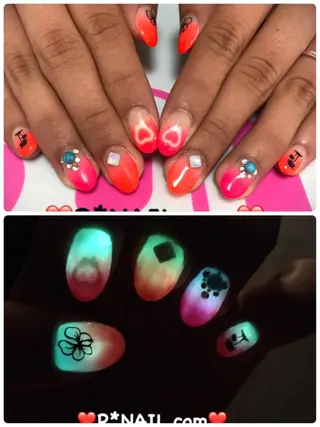 セミロング キッズ ネイル R*NAIL .comのネイルデザイン