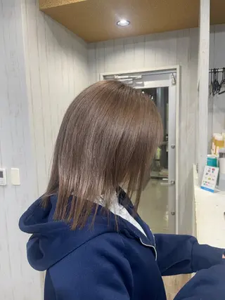 ミディアム カラー Oahu所属・リト /渋谷/ハイトーンのヘアスタイル
