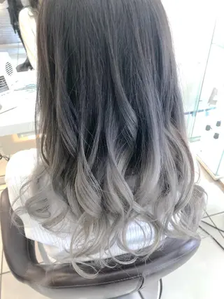 ロング カラー 髪質改善/美髪矯 正ヤマモトハルキのヘアスタイル