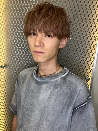 ショート メンズ 髪質改善カラー/ 縮毛矯正町田佑人のヘアスタイル