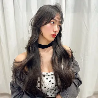 ロング カラー 渋谷韓国ヘア🇰🇷 SAYAKA🩶ᩚのヘアスタイル