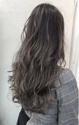 セミロング カラー 髪質改善&韓国風特化 型サロン ミシェリーのヘアスタイル