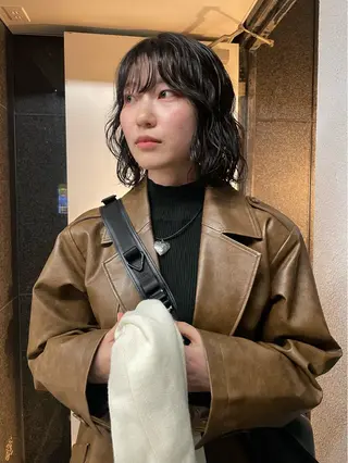 ミディアム パーマ 原宿/ケパーマ 🧺ユウマのヘアスタイル