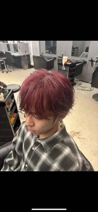 ショート カラー メンズ REEED所属・メンズカット 中村颯汰のヘアスタイル