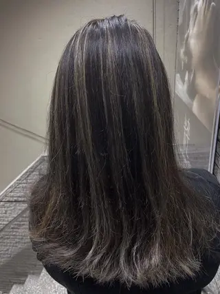 ミディアム カラー hair resort 粋　dua所属・✂️髪質改善 kane✂️のヘアスタイル