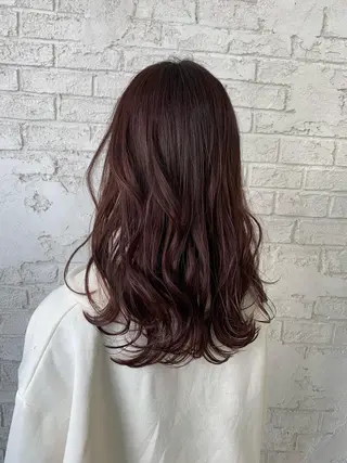 セミロング カラー ブリーチ特化 ハイトーンRYOYAのヘアスタイル