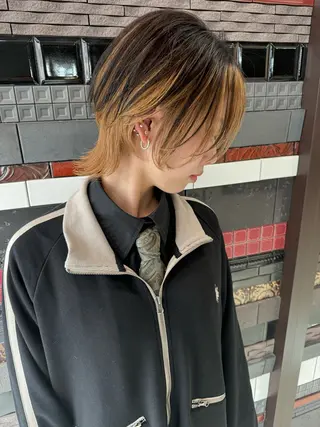 ショート カラー ショート×ブリーチ 🪞問屋町/yujiのヘアスタイル