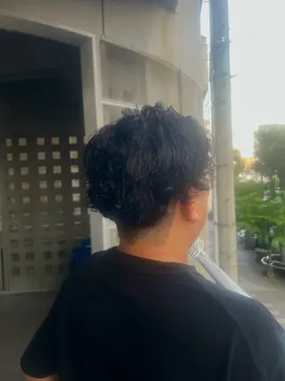 メンズ 羽根 ひなののヘアスタイル