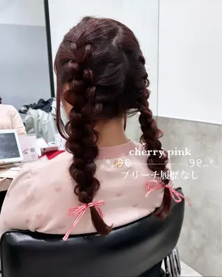 ロング カラー 💗ガーリーヘア🎀 saki💗のヘアスタイル