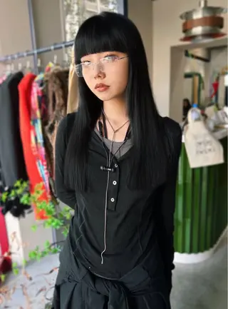 ロング カラー 🧡色落ちまで2度綺 麗なカラー🧡ヨシキのヘアスタイル