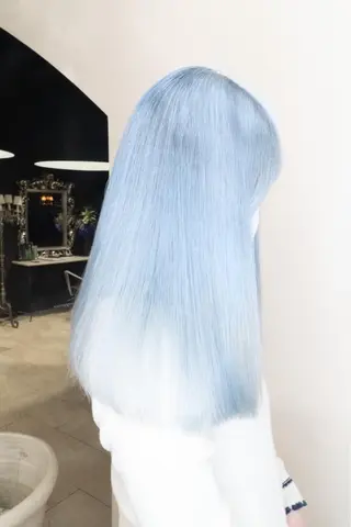 ロング カラー Of HAIR所属・✨デザインカラー✨ ハイトーン　森貴章のヘアスタイル