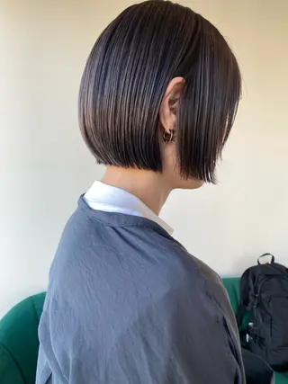 ショート カラー 似合わせカラーパーマ 🌿kitin米川のヘアスタイル