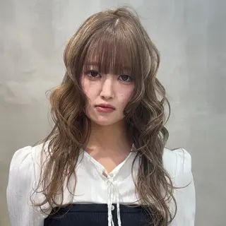 セミロング カラー The Path ARENのヘアスタイル