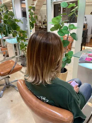 ミディアム 大宮｜メンズカット ダブルカラー｜パーマのヘアスタイル