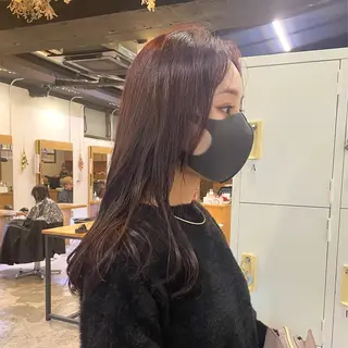 セミロング カラー ヘアアレンジ 🎀ダブルカラーレイ ヤーyuuri🎀のヘアスタイル