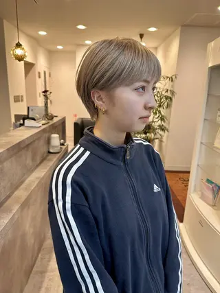 ショート カラー lelu所属・lelu / 佐々木のヘアスタイル