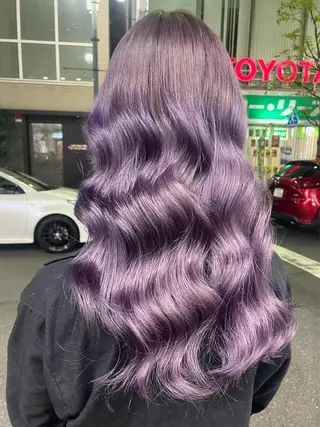 セミロング カラー aya/小顔レイヤー /柔らかカラーのヘアスタイル