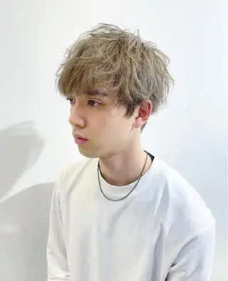 カラー メンズ メンズサロン🔥 プリストオオサカのヘアスタイル